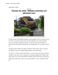 30052025 travaux de voirie