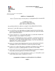 arrete du 27122024 calendrier des journées de quêtes pour 2025