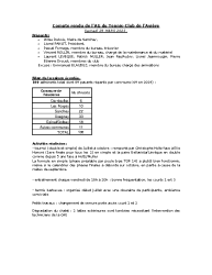 Compte rendu AG