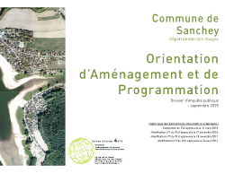 OAP – Orientation d’Aménagement et de Programmation Centre Bourg_