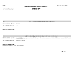 Servitudes d’Utilisté Publique