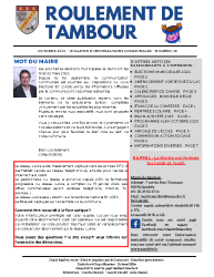 Roulement de Tambour octobre 2025