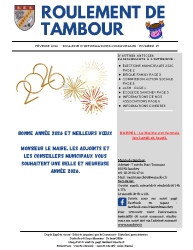 Roulement Tambour Février 2026