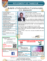 Roulement de Tambour décembre 2021