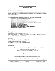 PV séance du 07 mars 2026